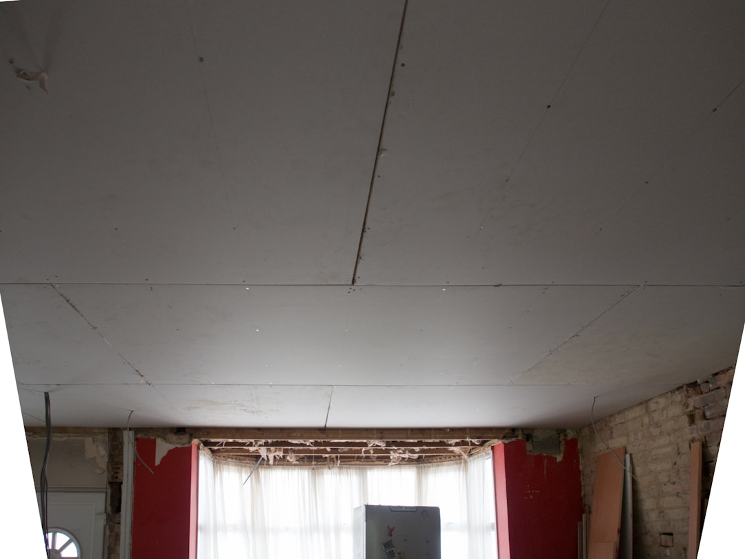 Internal wall opened up during building work ready for patching and making good